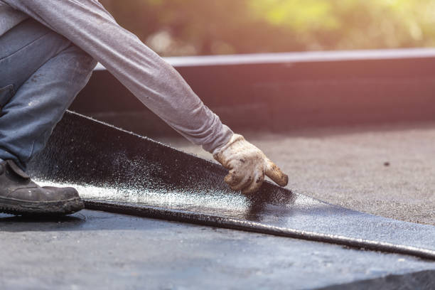 Professional Basement Waterproofing technician working in DuPont, WA